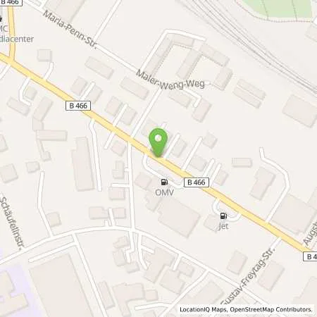 Standortübersicht der Tankstelle OMV Tankstelle in 86720 Nördlingen