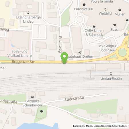 Standortübersicht der Autogas (LPG) Tankstelle: bft Tankstelle in 88131, Lindau