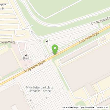 Standortübersicht der Autogas (LPG) Tankstelle: Flughafen Hamburg GmbH EC-Automatentankstelle in 22335, Hamburg-Groß Bostel