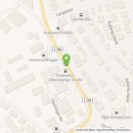 Standortübersicht der Tankstelle Esso Station in 88630 Pfullendorf