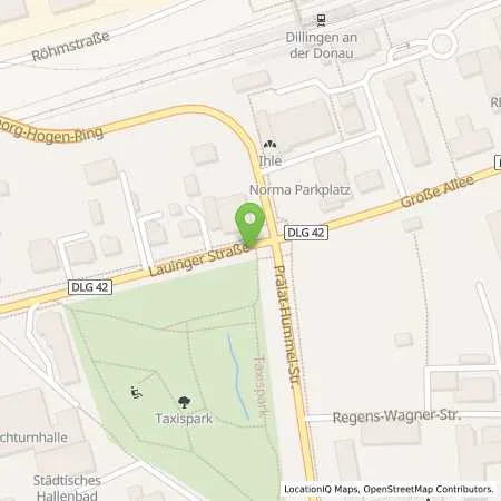 Standortübersicht der Tankstelle AGIP Station in 89407 Dillingen