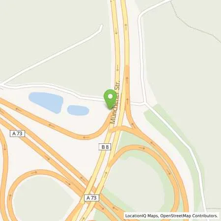 Standortübersicht der Tankstelle ARAL Station in 90471 Nürnberg