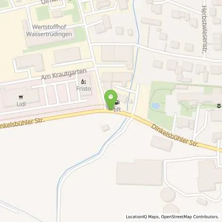 Standortübersicht der Tankstelle bft Tankstelle in 91717 Wassertrüdingen