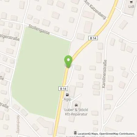 Standortübersicht der Tankstelle Agip Station in 92237 Sulzbach-Rosenberg