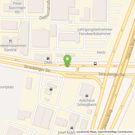 Standortübersicht der Autogas (LPG) Tankstelle: OMV Tankstelle in 93055, Regensburg