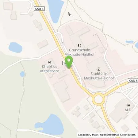 Standortübersicht der Tankstelle AVIA Station in 93142 Maxhütte/Haidhof