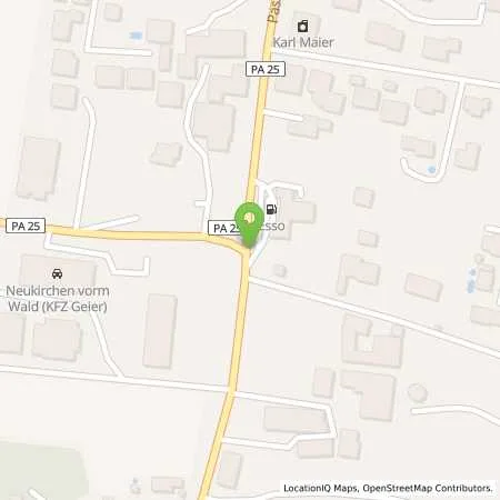 Standortübersicht der Tankstelle Esso Station in 94154 Neukirchen vorm Wald