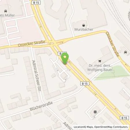 Standortübersicht der Tankstelle OMV Tankstelle in 95030 Hof