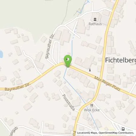 Standortübersicht der Tankstelle tanken & mehr in 95686 Fichtelberg