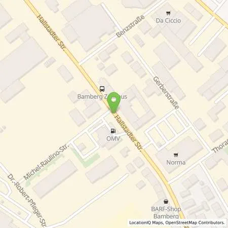 Standortübersicht der Tankstelle OMV Tankstelle in 96052 Bamberg