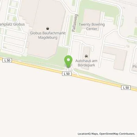 Standortübersicht der Tankstelle Autohaus Am Börderpark Steinecke & Bosse GmbH in 39118 Magdeburg