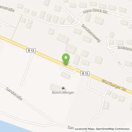 Standortübersicht der Tankstelle OMV Tankstelle Rudolf Kühn in 97199 Ochsenfurt