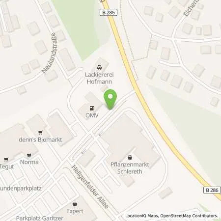 Standortübersicht der Tankstelle OMV Tankstelle in 97688 Bad Kissingen