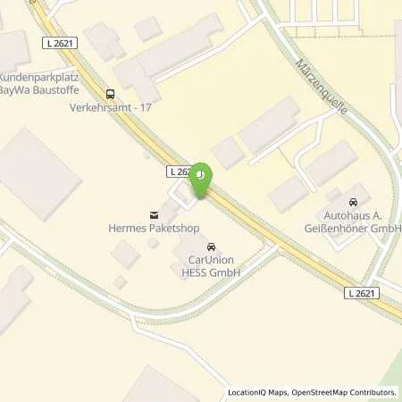 Standortübersicht der Tankstelle Walther Tankstelle in 98617 Meiningen (Dreißigacker)