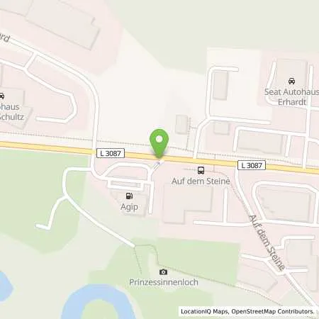 Standortübersicht der Tankstelle AGIP Station in 98693 Ilmenau