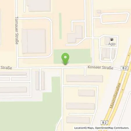 Standortübersicht der Tankstelle Agip Service Station Schugk in 04356 Leipzig