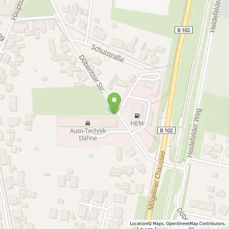 Standortübersicht der Tankstelle Tankhof Stechow GmbH in 14727 Premnitz (Mögelin)