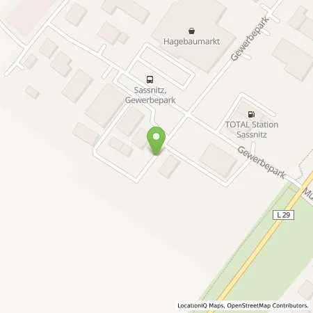 Standortübersicht der Tankstelle Total Station in 18546 Sassnitz