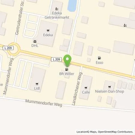 Standortübersicht der Tankstelle Aral Tankstelle in 23769 Fehmarn (Burg)