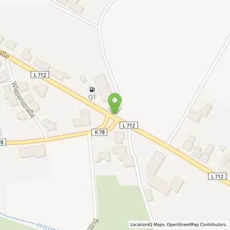 Standortübersicht der Tankstelle Q1 Tankstelle Frank Beermann in 32825 Blomberg (Istrup)