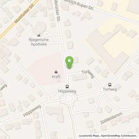 Standortübersicht der Tankstelle Aral Tankstelle Kraft in 33397 Rietberg