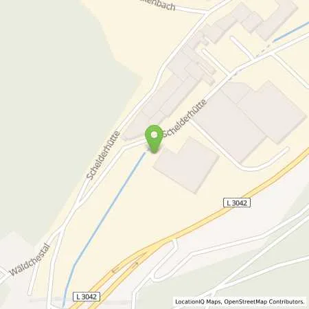 Standortübersicht der Tankstelle Georg SB Waschplätze (Tankautomat) in 35687 Dillenburg (Niederscheld)