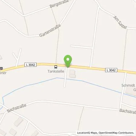 Standortübersicht der Tankstelle Mineralöl Jung in 35719 Angelburg (Lixfeld)