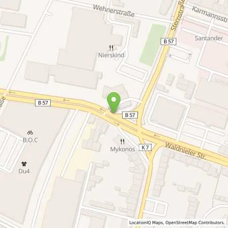 Standortübersicht der Tankstelle Aral Tankstelle in 41068 Mönchengladbach