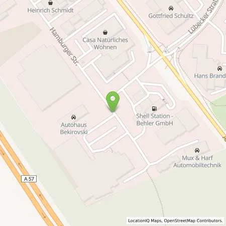 Standortübersicht der Tankstelle Mux & Harf Automobiltechnik GmbH in 41540 Dormagen