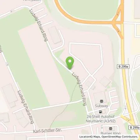 Standortübersicht der Tankstelle 24 - Shell Autohof Neumarkt in 92348 Berg / Neumarkt