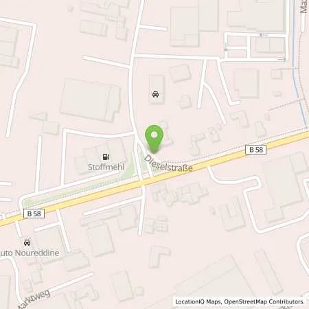 Standortübersicht der Tankstelle Stoffmehl Tankstellenbetrieb GmbH in 47608 Geldern