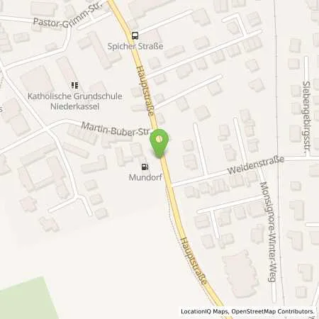 Standortübersicht der Tankstelle Mundorf Tankstelle in 53859 Niederkassel