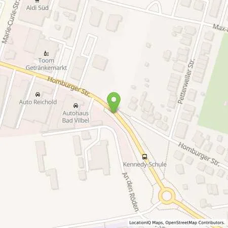 Standortübersicht der Tankstelle Gas Service De GmbH (Tankautomat) in 61118 Bad Vilbel