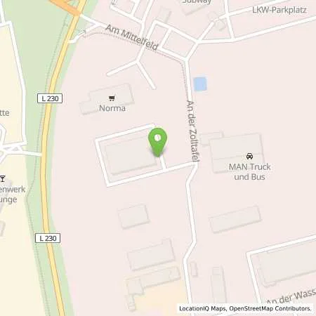 Standortübersicht der Tankstelle 24 - Total Autohof Sangerhausen in 06528 Sangerhausen-Oberröblingen