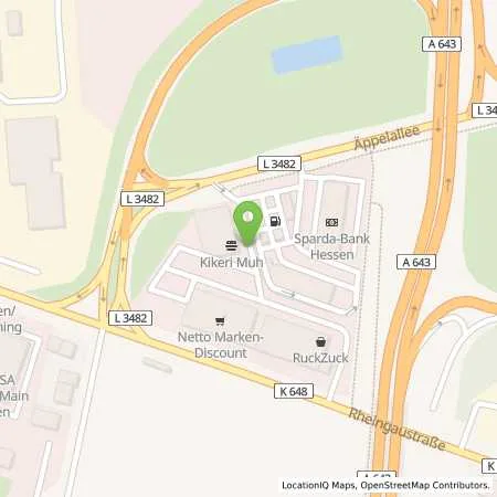 Standortübersicht der Tankstelle Clean Car AG in 65203 Wiesbaden