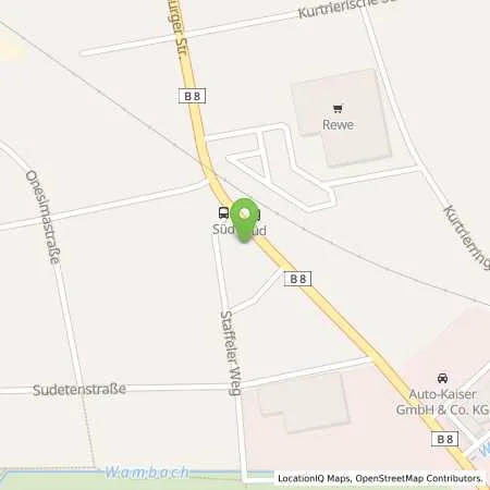 Standortübersicht der Tankstelle ED-Tankstelle in 65604 Elz