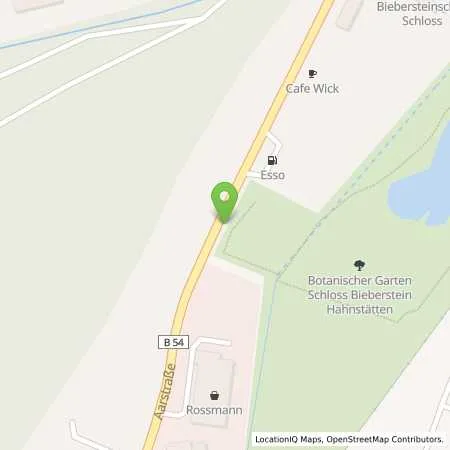 Standortübersicht der Tankstelle Esso-Station in 65623 Hahnstätten