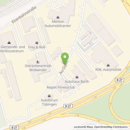 Standortübersicht der Autogas (LPG) Tankstelle: Autohaus Barth in 72072, Tübingen