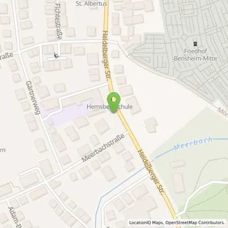 Standortübersicht der Tankstelle Freie Tankstelle Werner Eberhardt in 76689 Bad Schönborn (Mingolsheim)