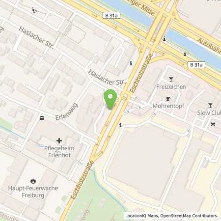 Standortübersicht der Tankstelle OMV Station in 79115 Freiburg