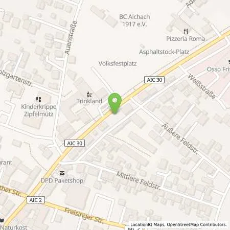 Standortübersicht der Tankstelle Südtank Peter Schäll in 86551 Aichach