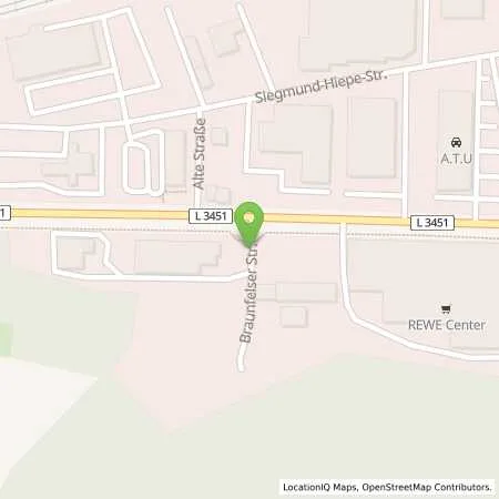 Standortübersicht der Tankstelle Autogas Zentrum Adam Gajewski in 35578 Wetzlar