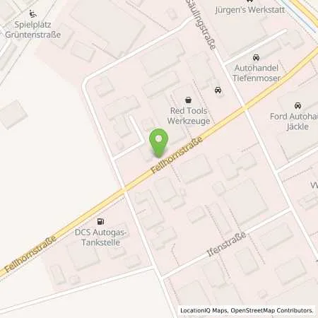 Standortübersicht der Tankstelle DCS AutoGas Systeme GmbH in 87719 Mindelheim