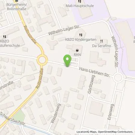 Standortübersicht der Tankstelle RAN Tankstelle Siegfried Strobel in 88400 Biberach