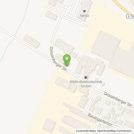 Standortübersicht der Tankstelle Wirth-Elektrotechnik GmbH in 89561 Dischingen