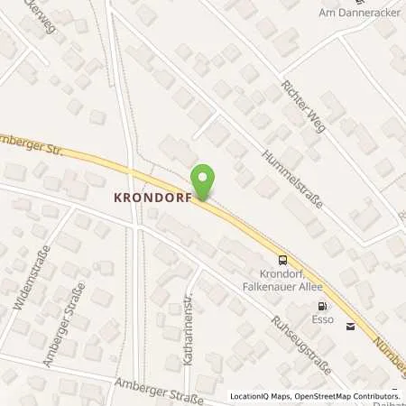 Standortübersicht der Tankstelle Autohaus Burggraf in 92421 Schwandorf (Krondorf)