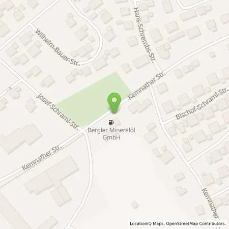 Standortübersicht der Tankstelle Bergler Mineralöl GmbH in 92681 Erbendorf