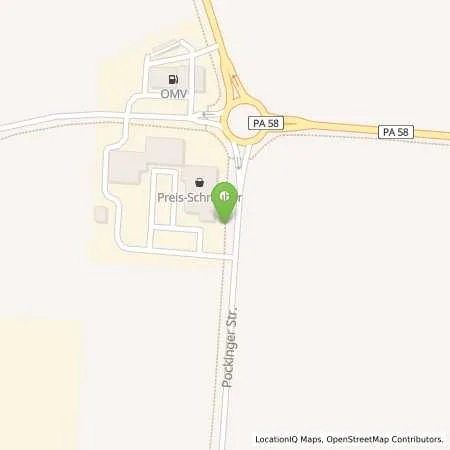 Standortübersicht der Tankstelle OMV Tankstelle in 94072 Bad Füssing