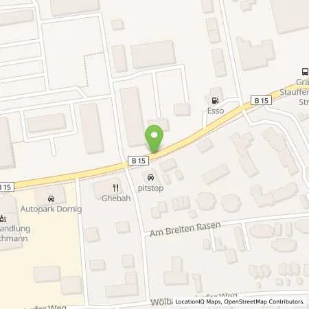 Standortübersicht der Tankstelle Esso Tankstelle Trisl GmbH in 95030 Hof