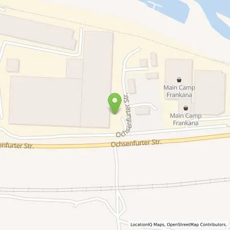 Standortübersicht der Tankstelle TEGA Technische Gase- u. Gasetechnik GmbH (Tankautomat) in 97340 Marktbreit